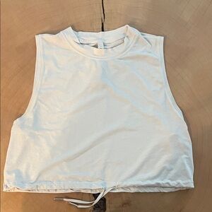 Lululemon Athletica white Muscle Tee